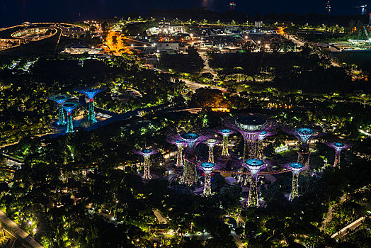 新加坡城市夜景