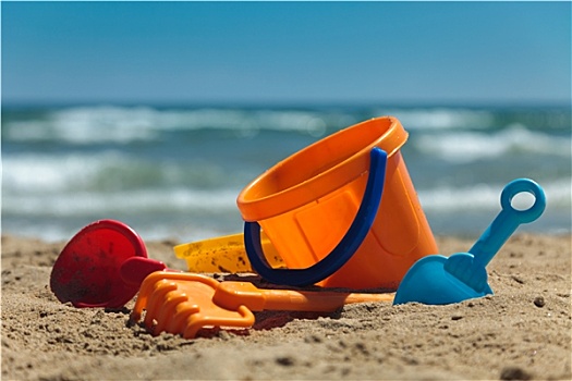 塑料制品,玩具,海滩
