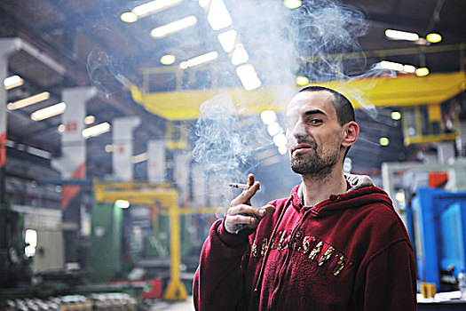 产业,工作,吸烟,香烟