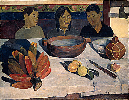 食物,香蕉,1891年,艺术家
