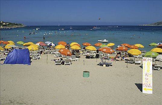 海滩,湾,马耳他