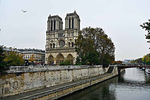 法国的巴黎圣母院