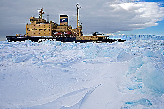 俄罗斯,破冰船,南极
