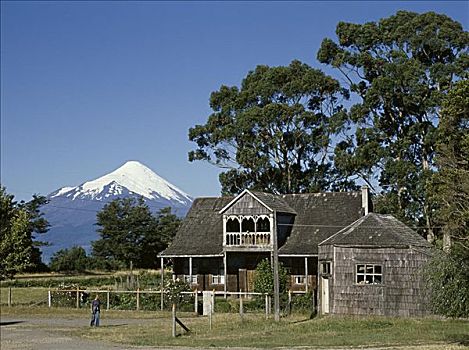 火山,智利