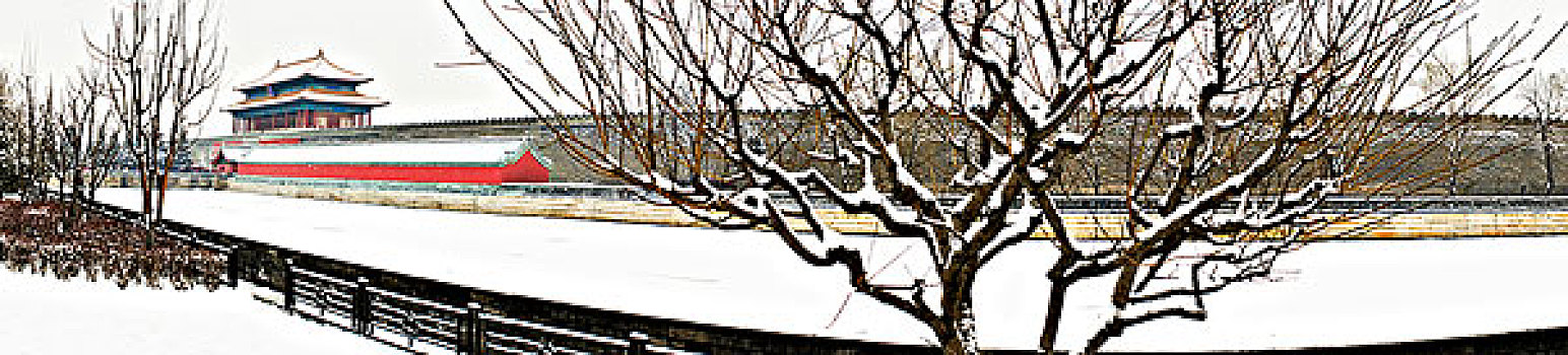 北京故宫冬天风景