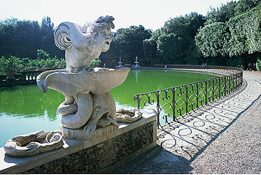 花园,宫殿,佛罗伦萨,托斯卡纳,意大利