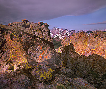 石头,落基山国家公园,科罗拉多