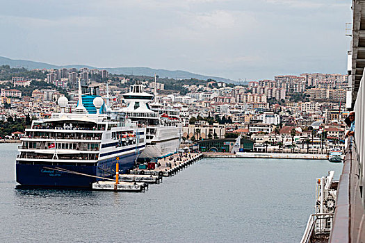 游船,库萨达斯,港口,土耳其