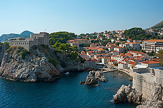 堡垒,要塞,历史,中心,杜布罗夫尼克,达尔马提亚,克罗地亚,欧洲