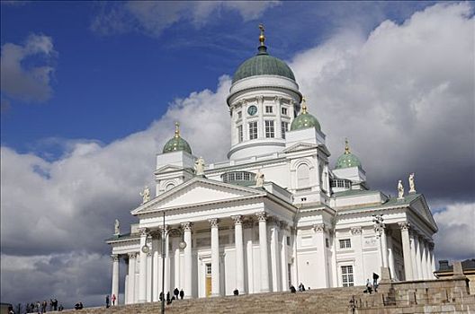 赫尔辛基,大教堂,芬兰,欧洲
