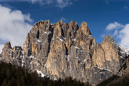 山,山谷,靠近,特兰迪诺,意大利