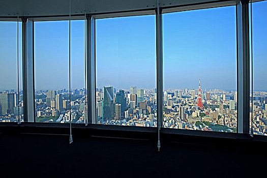 眺望东京塔