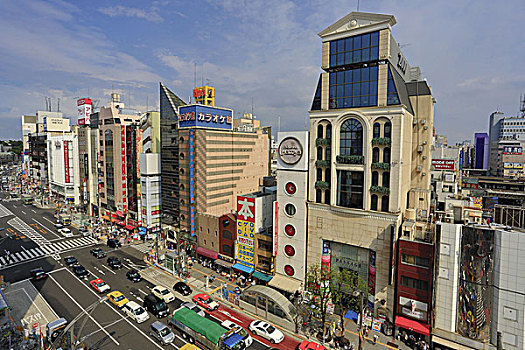 风景,道路,东京