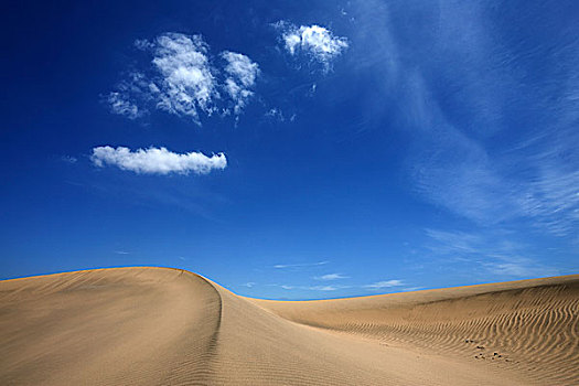 沙丘,云体,自然保护区,大卡纳利岛,加纳利群岛,西班牙,欧洲