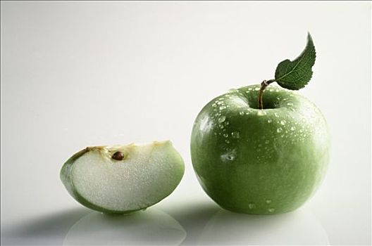 澳洲青苹果,苹果,水滴,苹果片