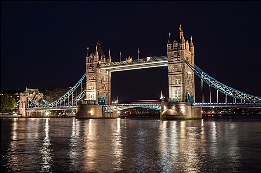 塔桥,伦敦,夜晚