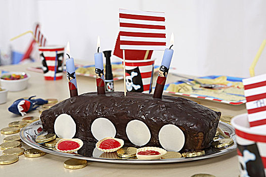 生日,桌子,蛋糕,蜡烛