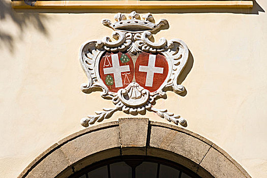 象征,高处,入口,冰,城堡,地区,区域,捷克共和国,欧洲
