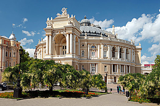歌剧院,芭蕾舞,剧院,敖德萨,乌克兰,欧洲
