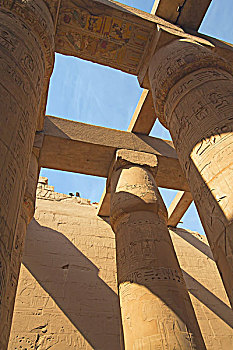 柱子,卡尔纳克神庙,埃及