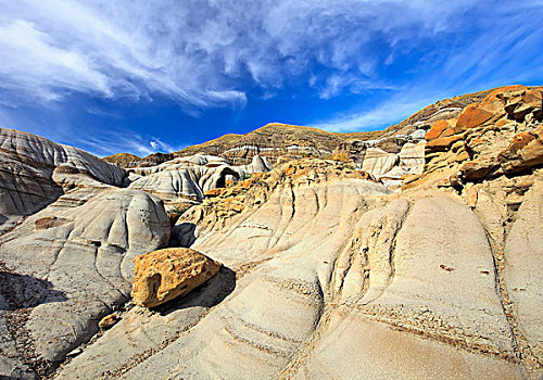 怪岩柱,岩石构造,荒地,德兰赫勒,艾伯塔省,加拿大