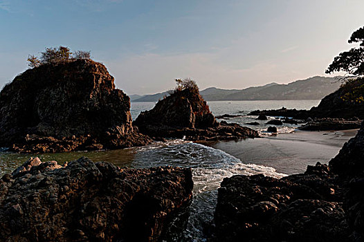 岩石构造,海岸,墨西哥