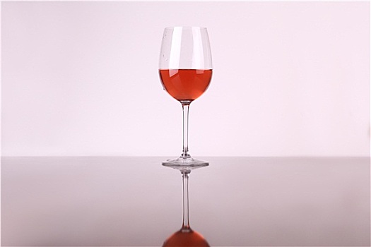 玻璃杯,玫瑰葡萄酒