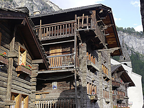 木屋,乡村,瑞士