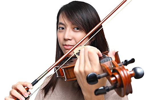 女人,演奏,小提琴