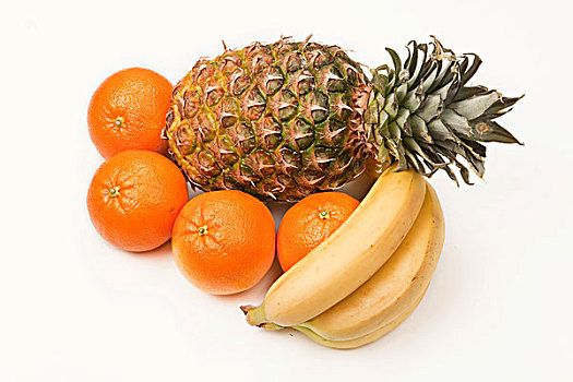 水果,橘子,香蕉,菠萝