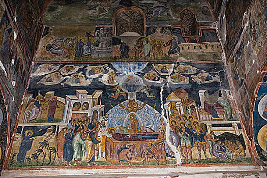 东正教,教堂,绘画,壁画,罗马尼亚