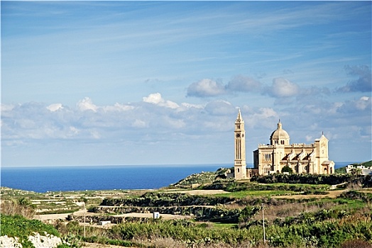 戈佐,岛屿,风景,马耳他