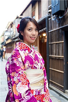 女人,和服,京都