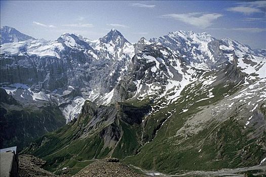 山峦,阿尔卑斯山,伯恩高地,瑞士,欧洲