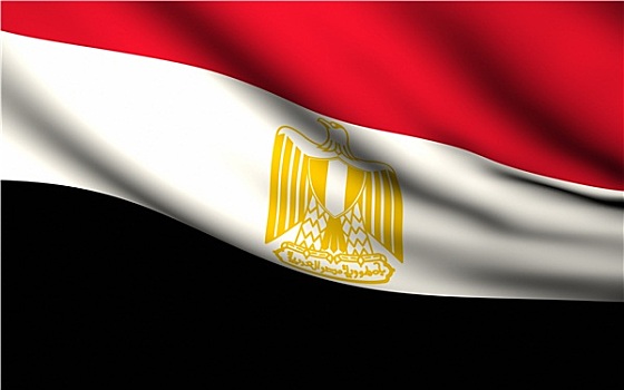 飞,旗帜,埃及,国家,收集