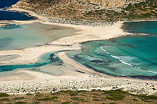 海滩,戈姆维萨,半岛,克里特岛,希腊,欧洲