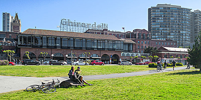 旧金山,吉拉德里广场,ghirardelli,square