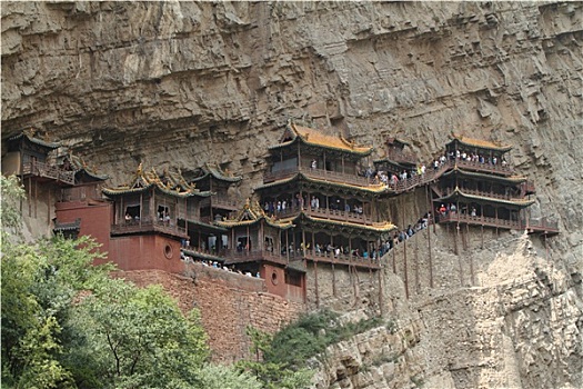 悬空寺,大同,中国