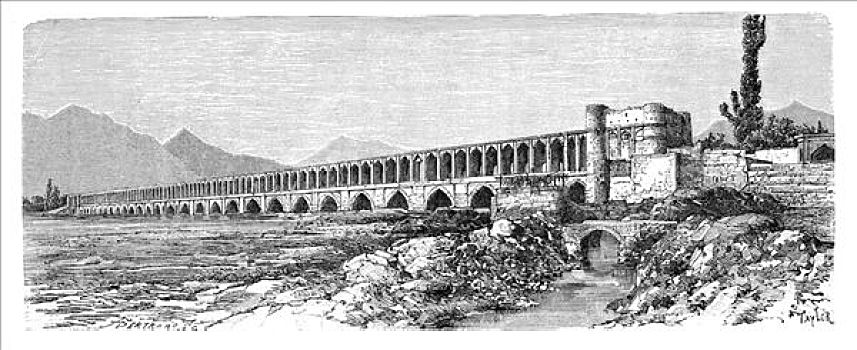 桥,伊斯法罕,伊朗