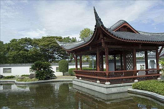 中式花园,广岛,日本