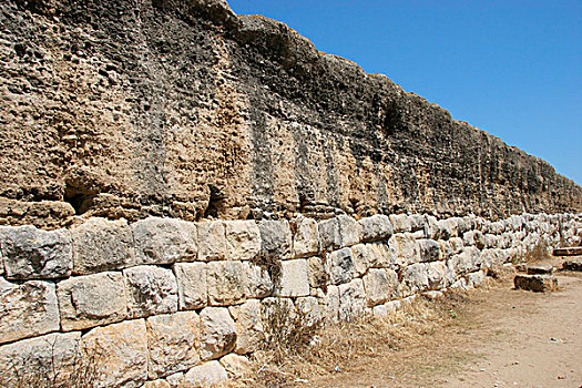 安普里亚斯,南方,墙壁,一世纪,加泰罗尼亚,西班牙