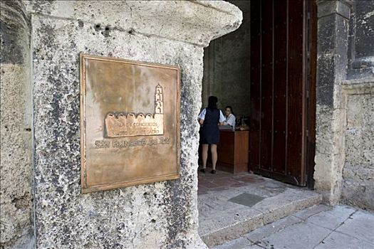 入口,博物馆,历史,地区,哈瓦那,古巴,加勒比海