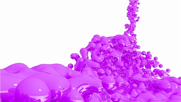 紫色,液体,白色背景,背景