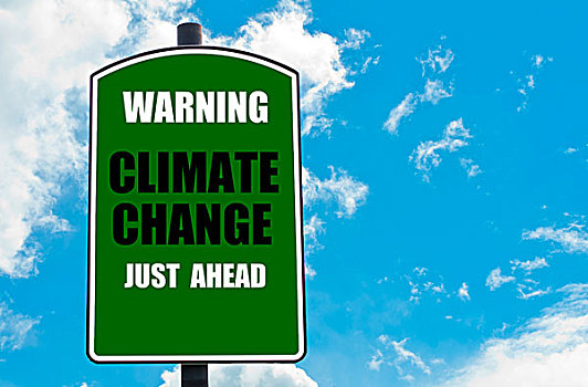 警告,气候变化,书写,途中,标识