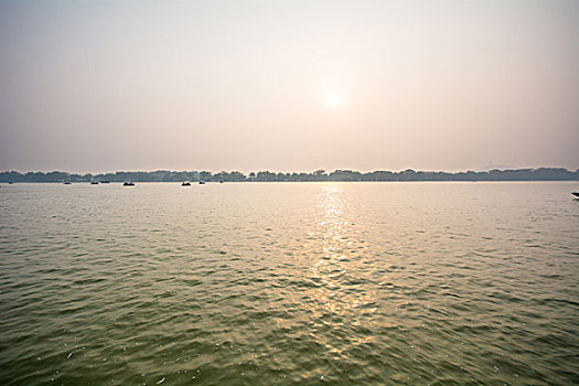 昆明湖夕阳