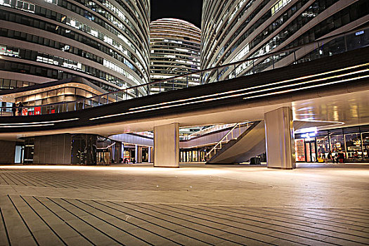 国贸cbd现代建筑地面背景元素