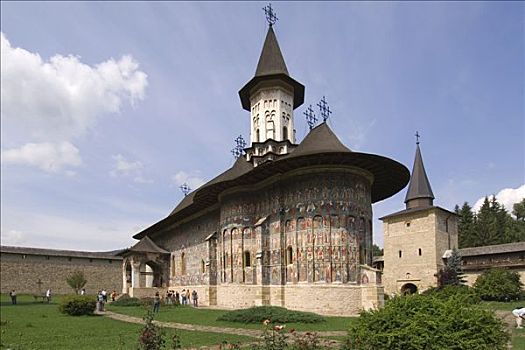 寺院,世界遗产,南方,摩尔多瓦,罗马尼亚,欧洲