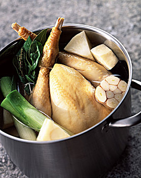 鸡肉,砂锅炖菜