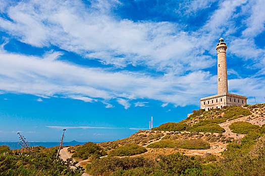 灯塔,靠近,穆尔西亚,西班牙