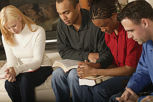 群体,圣经,学习,祈祷